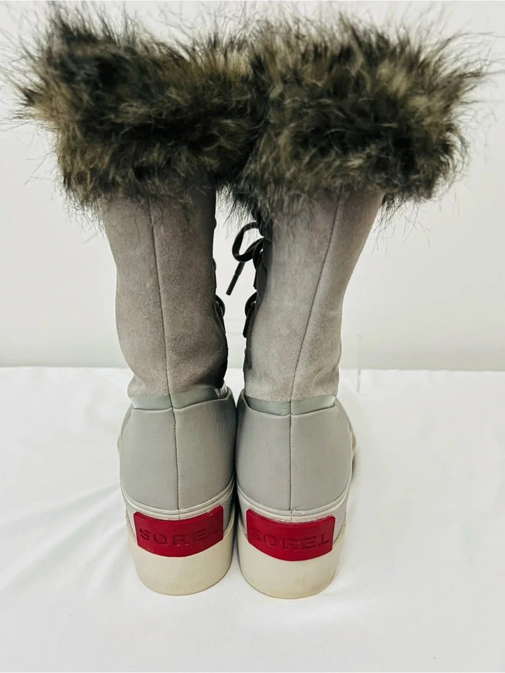 Sorel Joan Of Arctic Next Dove Gray Boots 7.5